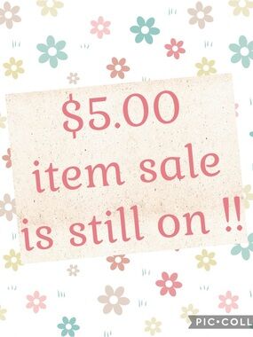 MANY $5.00 Items, tagged accordingly